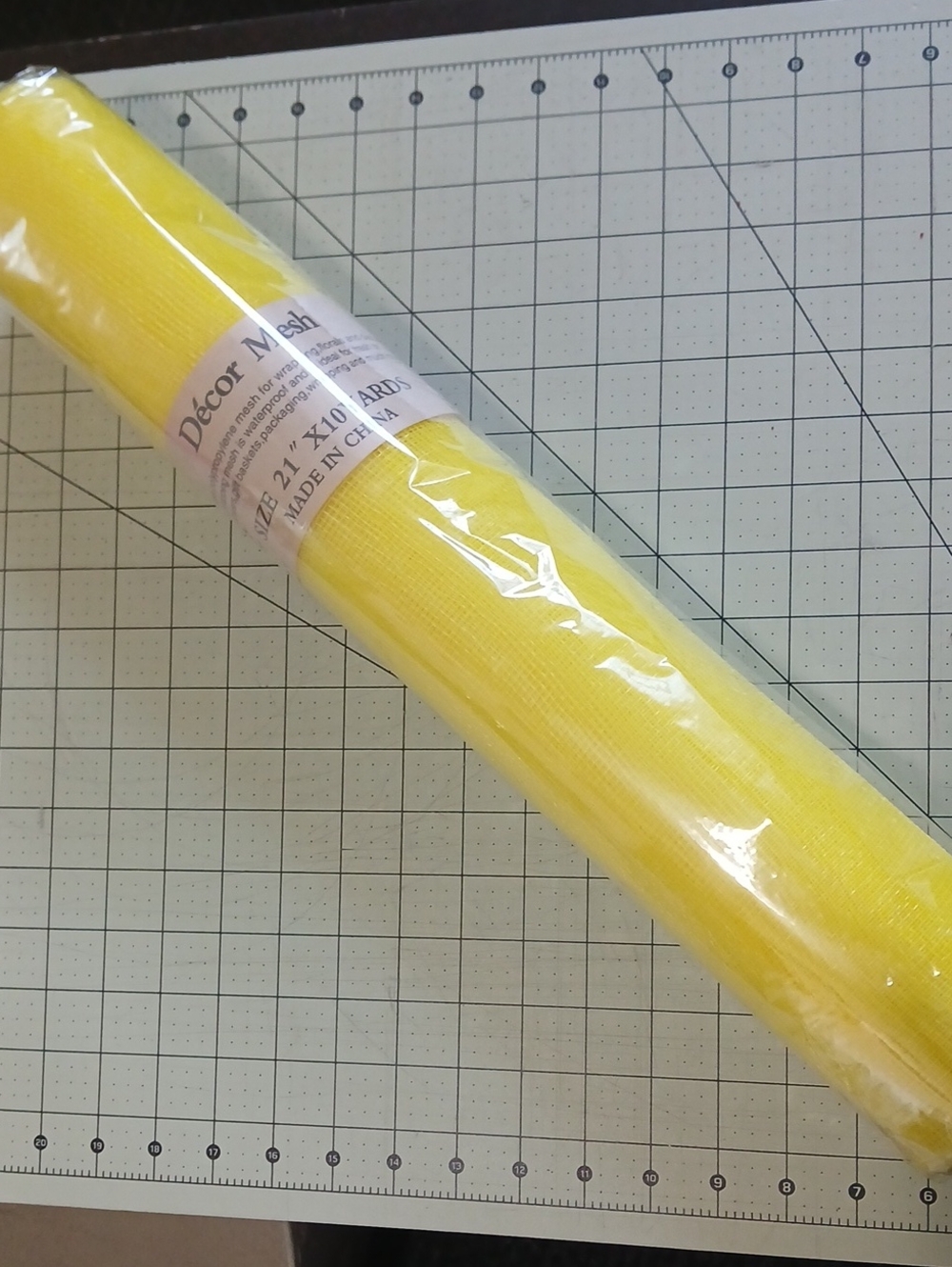 Deco Mesh - Yellow